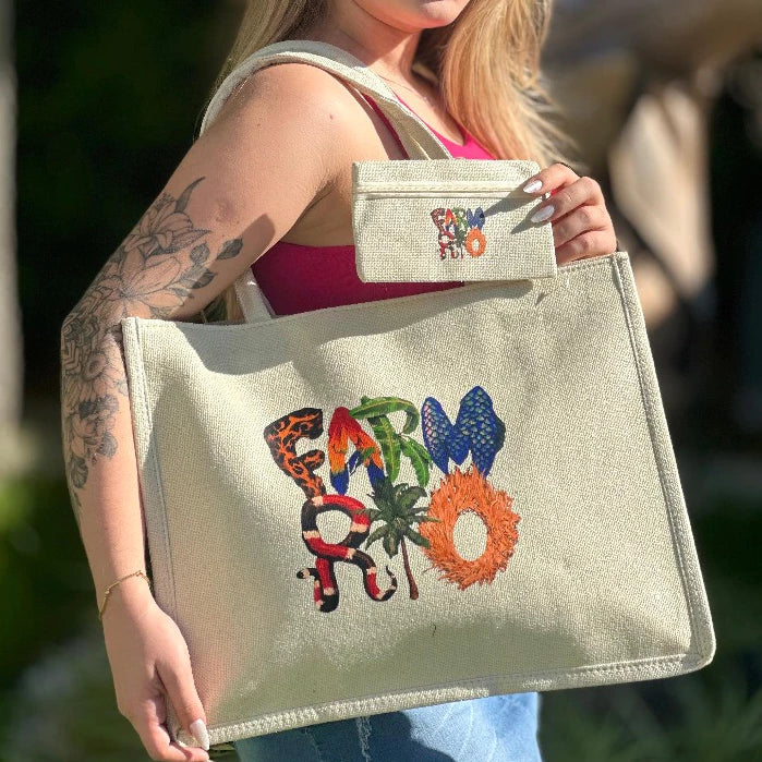 Farm Bolsa praia + Porta moeda Grátis