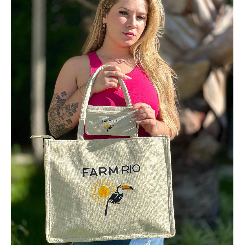 Farm Bolsa praia + Porta moeda Grátis